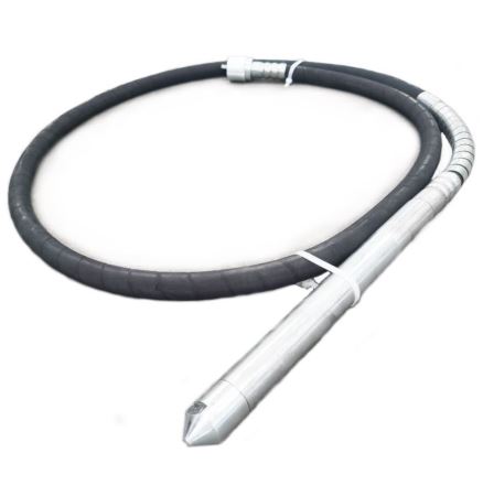 MANGOTE VIBRADOR ALTA ROTACAO L C/ PONTEIRA 38MM X5,0M -MENEGOTTI